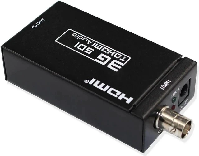 Alt view image 6 of 6 - SDI to HDMI Converter Adapter Mini 3G HD Sdi Hdmi Adapter for SD-SDI, HD-SDI and 3G-SDI Signals