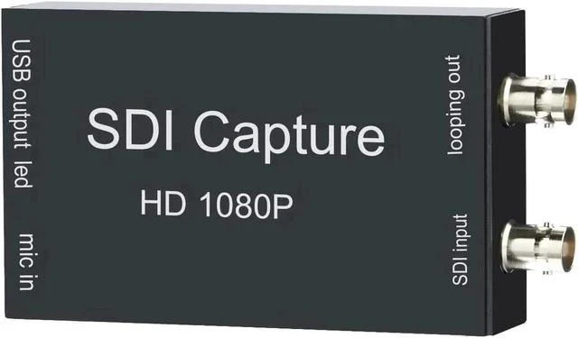 Main image of SDI to USB Capture Card Video Converter Adapter 1080P SDI Input to USB 3.0 Output for Live Streaming Mini Converter SDI-Compatible Video and Audio to ComputersPlug and Play