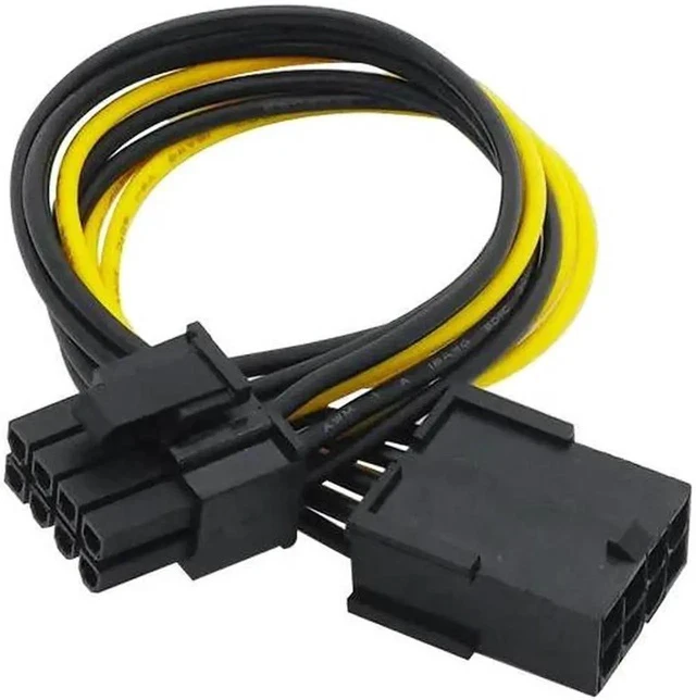 Alt view image 2 of 5 - Male To Female 8 Pin ATX EPS Cables Connectors Power Extension Computer Graphics Card