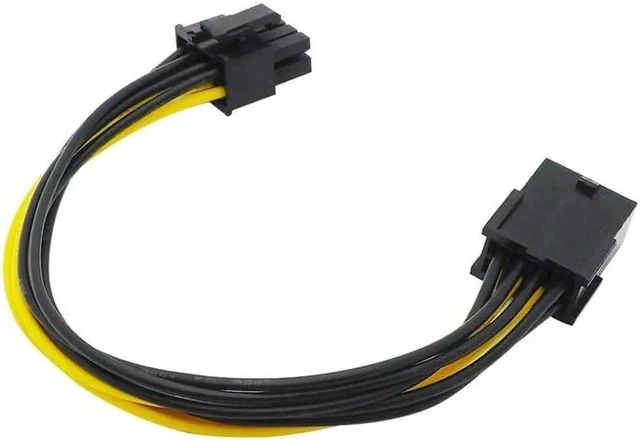 Alt view image 4 of 5 - Male To Female 8 Pin ATX EPS Cables Connectors Power Extension Computer Graphics Card