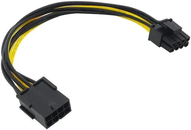 Alt view image 5 of 5 - Male To Female 8 Pin ATX EPS Cables Connectors Power Extension Computer Graphics Card