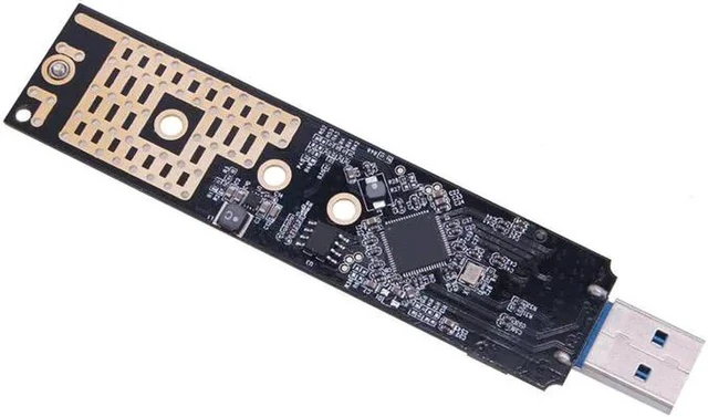Alt view image 5 of 5 - M.2 NVME to USB Adapter M-Key M.2 NGFF NVME to USB 3.1 Card Reader 10Gbps M.2 USB Adapter for Windows XP 7 8 10, MAC OS