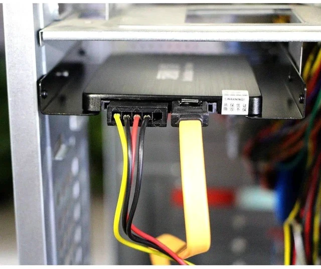 Alt view image 3 of 7 - HDD SSD Mounting Bracket 2.5 to 3.5 Adapter Hard Drive Holder (Single Drive, Pack of 2)