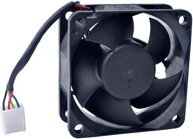 Alt view image 4 of 5 - DS06025R12E 60mm fan 6025 60x60x25mm 12V 0.20A Four-wire PWM ultra-quiet cooling fan