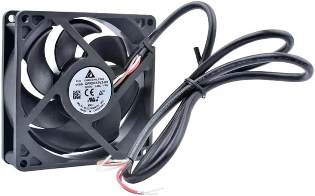 Alt view image 2 of 6 - QFR0912VJ-00 FTN 9cm 92mm fan 92x92x25mm DC12V 0.60A 4 lines high-volume cooling fan for server chassis