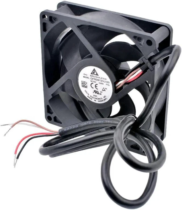 Alt view image 5 of 6 - QFR0912VJ-00 FTN 9cm 92mm fan 92x92x25mm DC12V 0.60A 4 lines high-volume cooling fan for server chassis