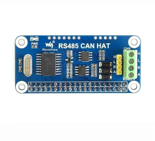 Main image of MCP2515 RS485 Communication CAN BUS Module HAT Expansion Board for 3 Model B+ 3B Plus 4 4B Zero-AB01