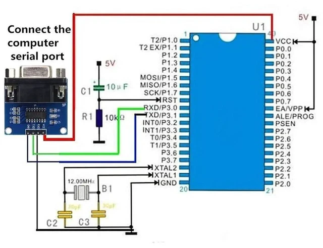 Alt view image 3 of 4 - 5pcs RS232 to TTL Converter Module COM Serial Port Board MAX3232 MAX232CSE