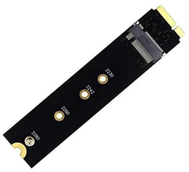 Main image of M.2 NGFF SATA to A1465 A1466 (2012 Year ONLY) Adapter for MacBook Air SSD Replacement, HDD Hard Disk Drive Converter Card Support 2230 2242 2260 2280 SSD
