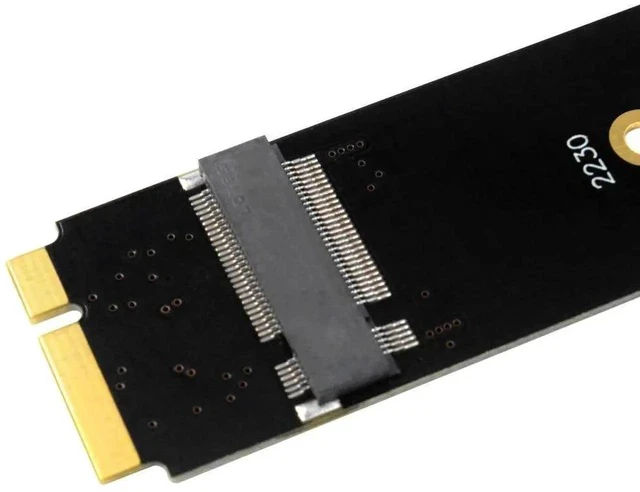 Alt view image 3 of 7 - M.2 NGFF SATA to A1465 A1466 (2012 Year ONLY) Adapter for MacBook Air SSD Replacement, HDD Hard Disk Drive Converter Card Support 2230 2242 2260 2280 SSD