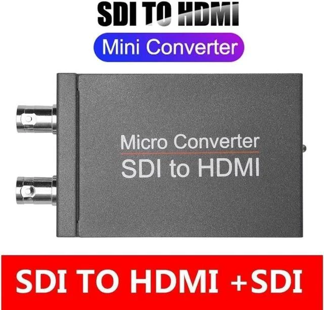 Main image of 1080P SDI to HDMI Adapter Converter for CCTV SD HD and 3G SDI Signals to HDMI Adapter Female BNC to HDMI SDI Signals Display on HDMI