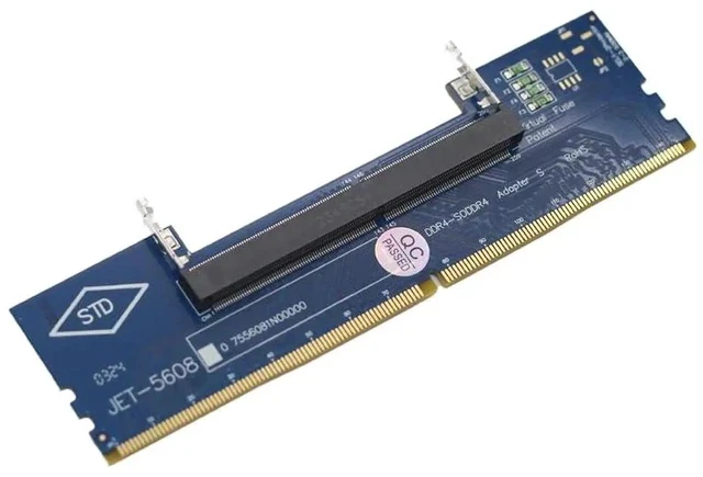 Alt view image 5 of 6 - Laptop DDR4 RAM to Desktop Adapter Card SO DIMM to DDR4 Converter