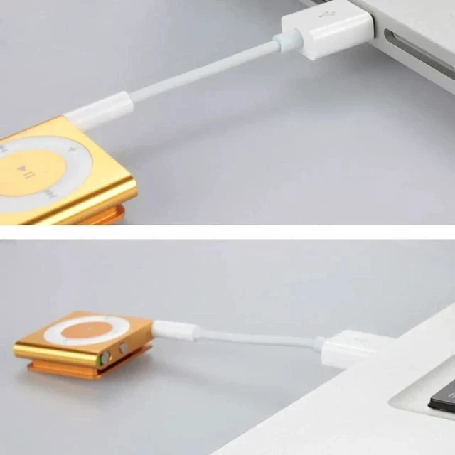 Alt view image 5 of 7 - 2pcs/lot USB Type A Male to Aux 3.5mm Male Cable Audio Plug Connector Headphone Cables Compatible with Shuffle 3rd, 4th, 5th, 6th and 7th Generation