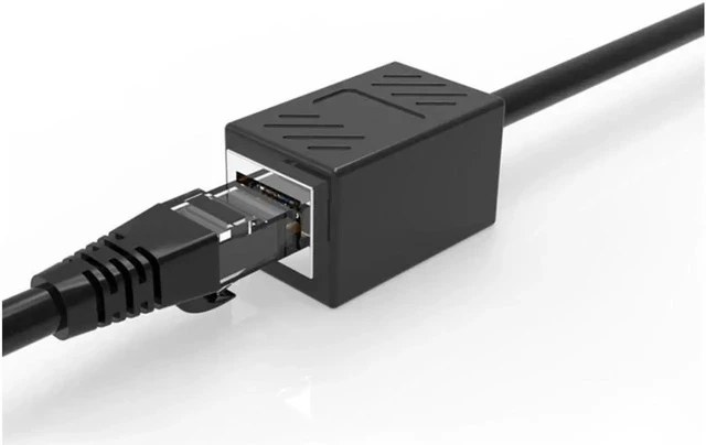 Alt view image 2 of 3 - 2pcs Alloy Internet Tools RJ45 8P8C Coupler Plug Adapter Network LAN Cable Extender Connector