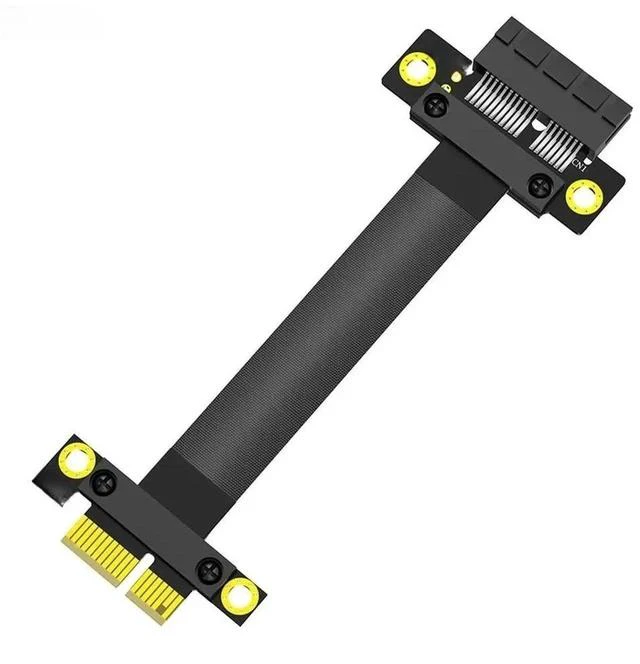 Main image of FOR 20CM PCIE X1 Riser Cable PCIe 3.0 1X to 1X Slot Extension Cable 8Gb Flex Relocate Cable PCI Express 1X Riser Card for Desktop PC