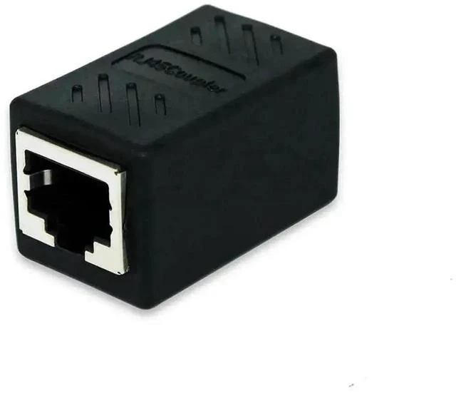 Main image of RJ45 Female to Female Coupler, Ethernet LAN Port Extender Splitter Adapter Connector, Compatible with CAT5 CAT6 RJ45 Network Cables
