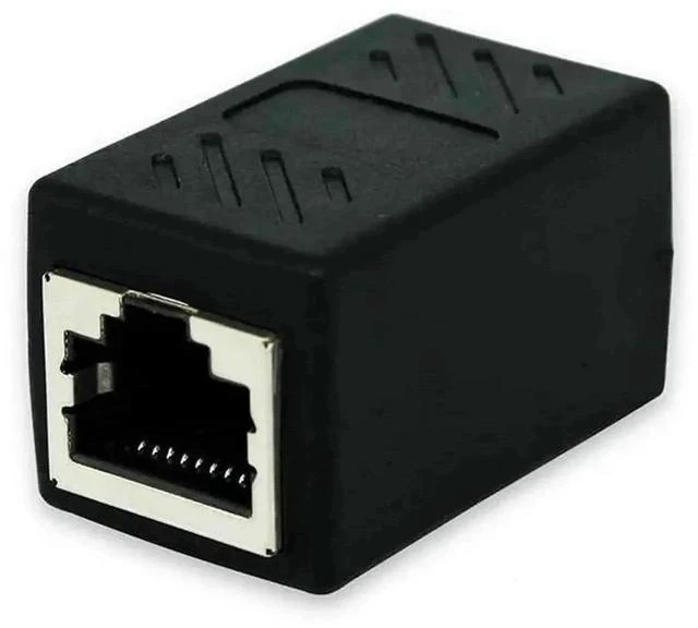 Alt view image 6 of 6 - RJ45 Female to Female Coupler, Ethernet LAN Port Extender Splitter Adapter Connector, Compatible with CAT5 CAT6 RJ45 Network Cables