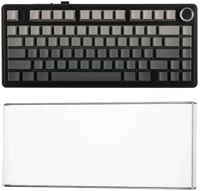 Alt view image 2 of 2 - Aula F75 PRO 75% Gaming Keyboard with KiiBoom Premium Acrylic Transparent Keyboard Dust Cover