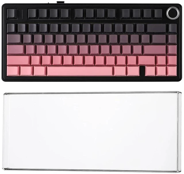 Alt view image 2 of 2 - Aula F75 PRO 75% Gaming Keyboard with KiiBoom Premium Acrylic Transparent Keyboard Dust Cover