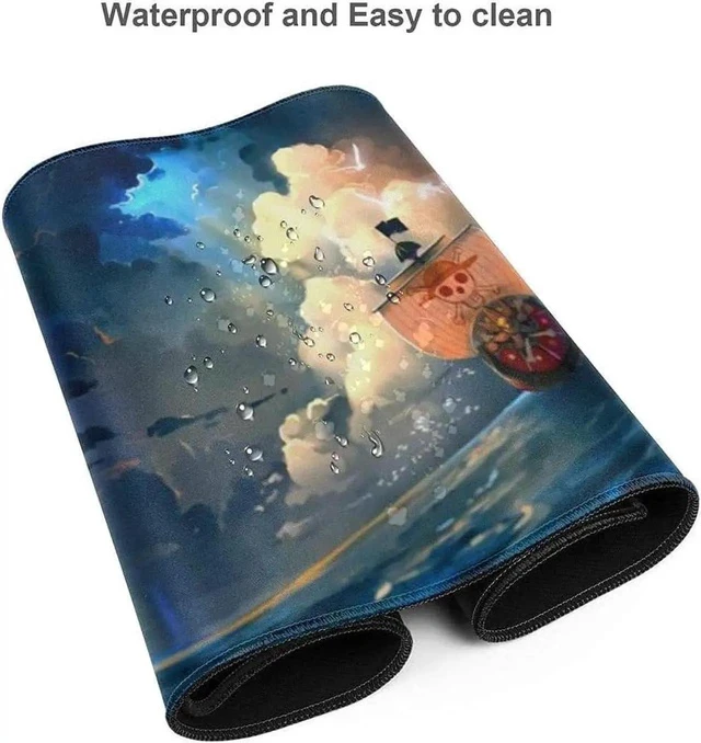 Alt view image 4 of 6 - Anime Mouse Pad, Extended Gaming Mouse Pad with Stitched Edges, Large Mouse pad with Non-Slip Rubber Base for Work & Gaming, Office & Home, 31.5x15.7 inch