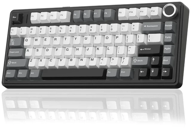 Alt view image 2 of 2 - AULA F75 HE Wireless Gaming Keyboard, Hall Effect Magnetic Switch Keyboard with Rapid Trigger, BT5.0