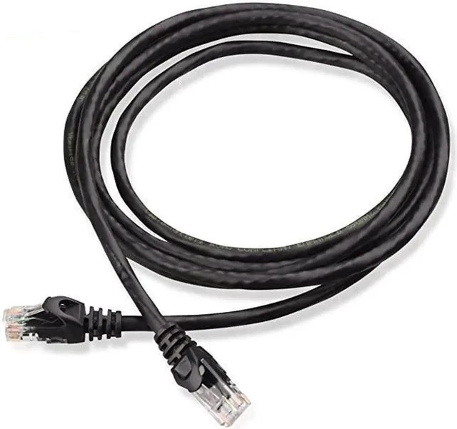 Alt view image 2 of 3 - 8Pack Snagless Short Cat5e Ethernet Cat5e Cat 5e in Black 7 ft