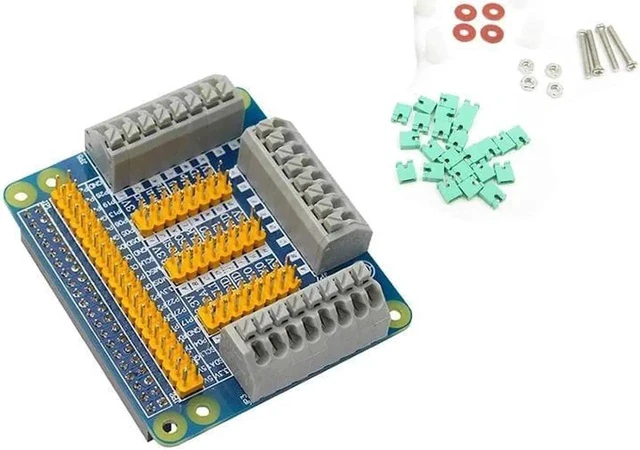 Alt view image 5 of 6 - Raspberry Pi GPIO Board Extension Board Module for Robot Car DIY Test compatibe for Raspberry Pi 4 Model B / 3B+ / 3B