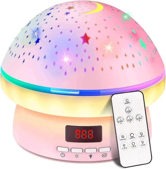 Alt view image 5 of 5 - Gemdeck Led Starry Night Sky Projector Lamp,star Projector Night Light,pink