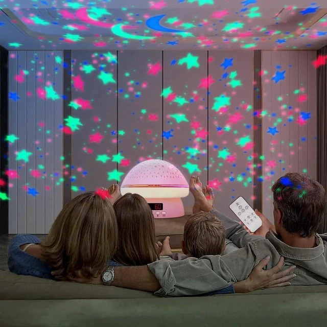 Alt view image 3 of 5 - Gemdeck Star Night Light Projector for Kids Bedroom with Timer & Remote Control