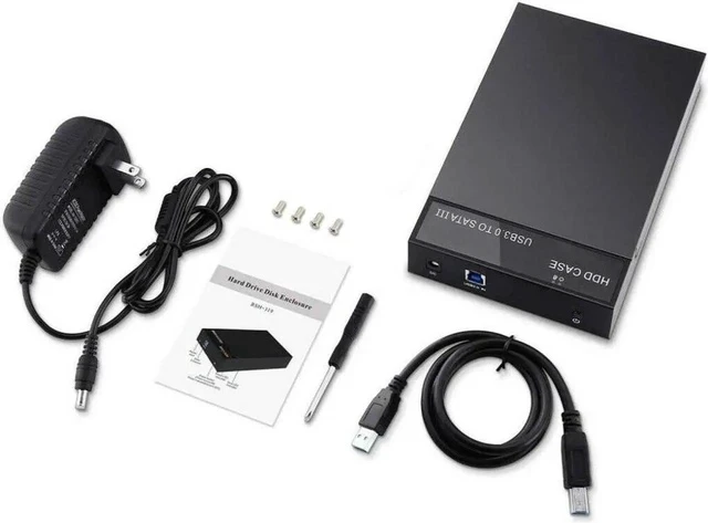 Alt view image 7 of 7 - 2.5"/3.5'' Hard Drive External Enclosure SATA to USB 3.0 HDD Docking Station