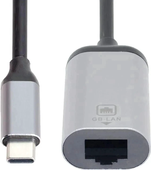 Alt view image 3 of 5 - USB 3.1 Type C to Gigabit Ethernet Adapter, 1000Mbps USB-C Male to RJ45 Female LAN Network Dongle, Stable Wired Connection for Laptop, Gaming, Streaming, Office and Home Use