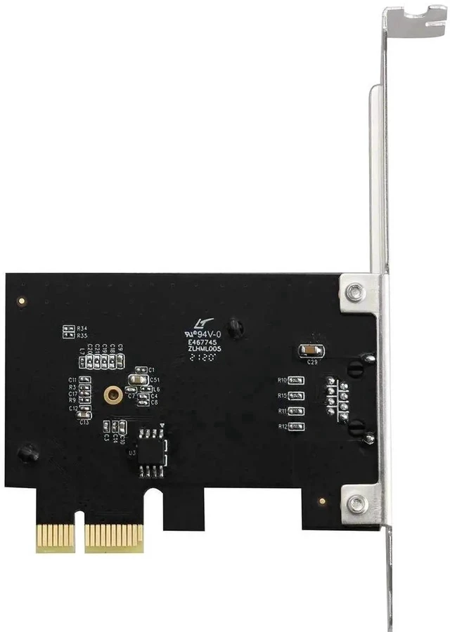 Alt view image 3 of 5 - 2.5GBase-T PCIe Network Adapter, Realtek RTL8125B Chip 2500/1000/100Mbps PCI Express LAN Card, RJ45 2.5G Ethernet Controller with Low Profile Bracket, PXE Boot Supported, Compatible with Windows/Linux