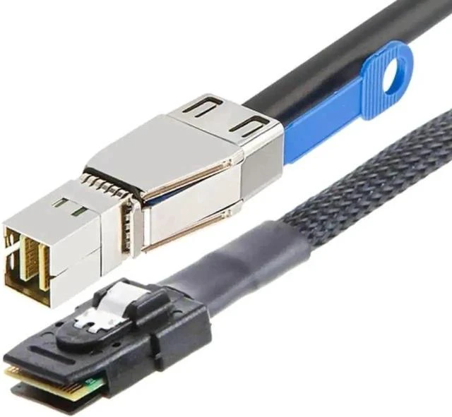 Main image of 12Gbps Mini SAS HD SFF-8644 to SFF-8087 36Pin Adapter Cable, 2M/6.6FT Server Storage Hard Drive Cable