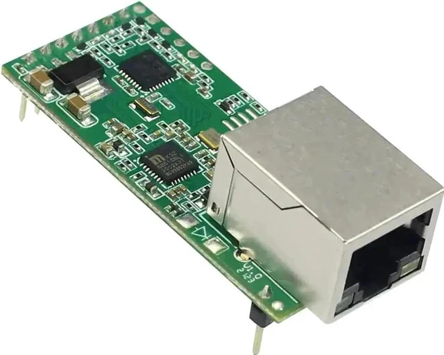 Alt view image 3 of 6 - Upgraded Tiny USR-TCP232-T2 Serial to Ethernet Converter, TTL UART to TCP/IP Module with DHCP & DNS Support