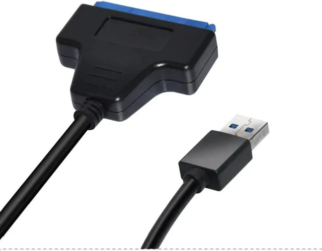 Alt view image 2 of 2 - ATA 3 Cable Sata to USB Adapter 6Gbps for 2.5 Inches External SSD HDD Hard Drive 22 Pin Sata III Cable USB 3.0 Port connection