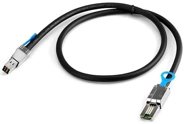 Alt view image 3 of 6 - 0.5M Mini SAS Server RAID Cable, SFF-8088 to SFF-8644 High Density HD External Storage Data Cable
