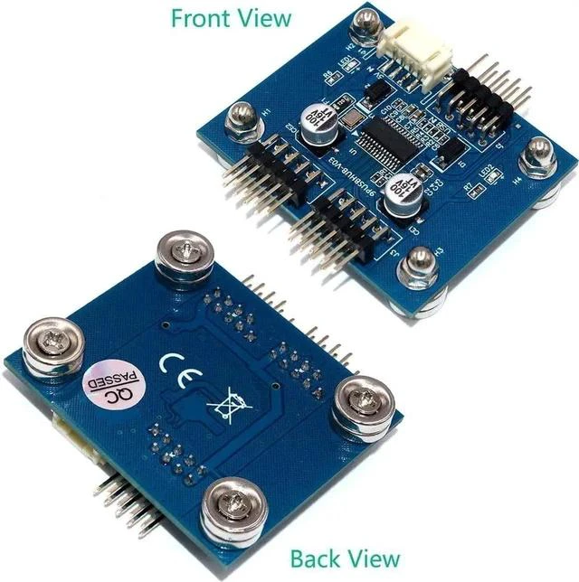 Alt view image 7 of 7 - USB 2.0 9pin Header 1 to 2 Extension Hub Splitter Adapter-Converter MB USB 2.0 Male to 2 Male-30CM 9-pin Cable (90 Degree+SATA Cable)