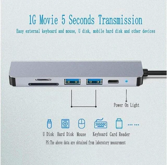 Alt view image 4 of 7 - USB C HDMI VGA Hub USB-C Type-c to HDMI 3840x2160 4K VGA USB3.0 USB C PD Audio 3.5mm Docking Cable Adapter Compatible with MacBook Pro 2018/2017,ChromeBook,Dell XPS,and More USB Type C