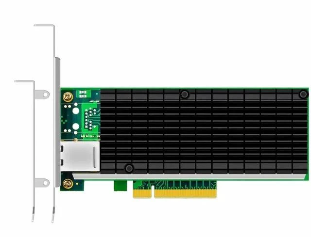 Main image of ST7215 1-Port 10Gb RJ45 Ethernet Network Card with Intel X540 Controller, PCIE 2.0 X8 Interface, Support Windows 11/10/Windows Server/Linux/ESX/VMware ESXi(Not Support Mac OS)