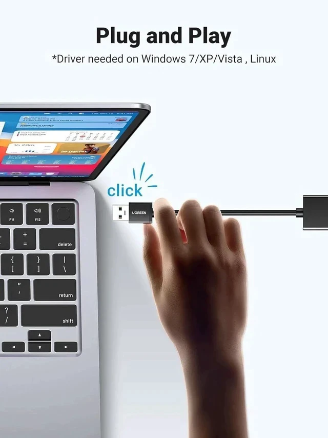 Alt view image 2 of 7 - UGREEN USB 3.0 to Gigabit Ethernet Adapter, 1000Mbps Plug & Play RJ45 LAN Network Dongle, Driver-Free, Compatible with Nintendo Switch, Laptop, PC, MacBook, Windows, macOS, Linux