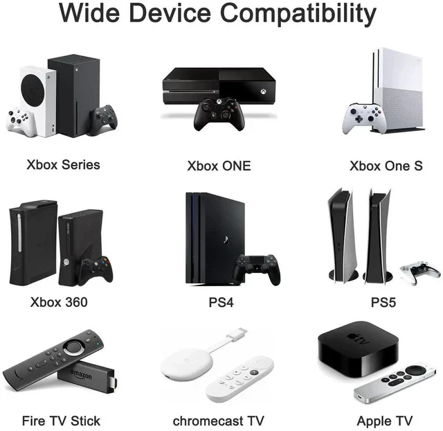 Alt view image 6 of 7 - 3 HDMI 2.0 + 1 RCA Input to 2 HDMI Output Converter Switch Splitter, Simultaneous Dual Display, Aspect Ratio 4:3/16:9 Adjustable, Compatible with N64, NGC, Wii, Xbox, PS2/3/4/5, Switch, Apple TV, Fire
