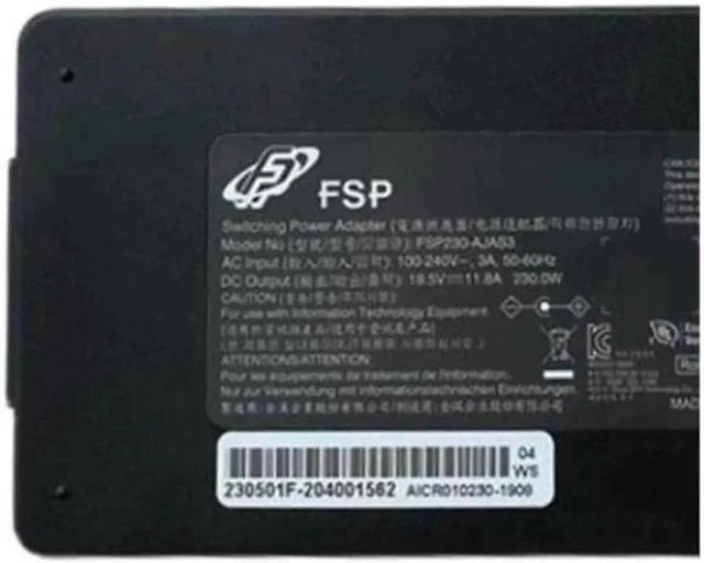 Alt view image 3 of 4 - 230W 19.5V 11.8A 5.5x2.5mm FSP FSP230-AJAS3 Power Supply AC Adapter Charger
