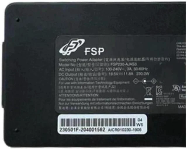 Alt view image 2 of 4 - 230W 19.5V 11.8A 5.5x2.5mm FSP FSP230-AJAS3 Power Supply AC Adapter Charger