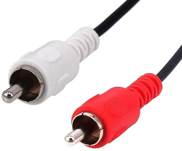 Alt view image 2 of 4 - DIN 5 Pin to RCA Cable, 5ft/1.5m 5-Pin Din Male Plug to 2-RCA Male Audio Adapter Cable for Electrophonic Bang & Olufsen, Naim, Quad.Stereo Systems (DIN 5P M-2RCA M)