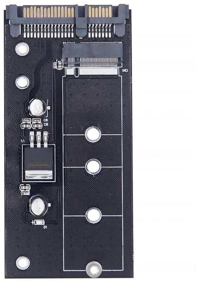 Main image of FOR M2 SATA Adapter M2 to SATA Adapter M.2 to SATA Converter 2.5" SATA3.0 6Gbps Riser Board B Key Support 2230 2242 2260 2280 M2 SSD