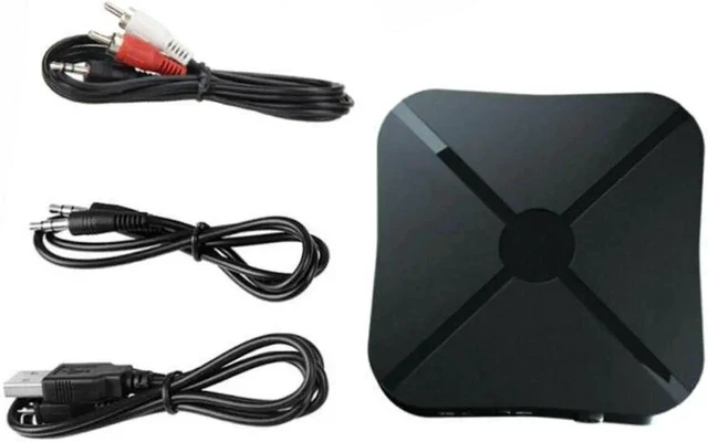 Alt view image 3 of 7 - 2 in 1 Bluetooth 5.0 Transmitter & Receiver Wireless Audio Adapter with 3.5mm Aux RCA Cable for TV Home Stereo Smartphone PC
