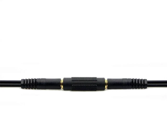 Alt view image 3 of 4 - 3.5mm Stereo Jack to 3.5mm Stereo Jack Adapter Connectors Stereo Coupler Female to Female Gold Plated (Pack of 3)