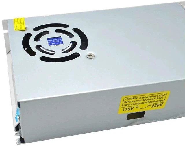 Alt view image 2 of 4 - 12V 20A Universal Regulated Switching Power Supply, 240W Constant Voltage Driver for LED Strips, CCTV Cameras, Radio, Computers & DIY Projects