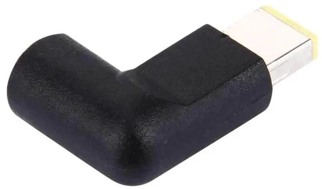 Alt view image 2 of 3 - 7.9x5.5mm Female to First Gen Big Square Male Laptop Power Adapter Converter Plug for Notebook Charging