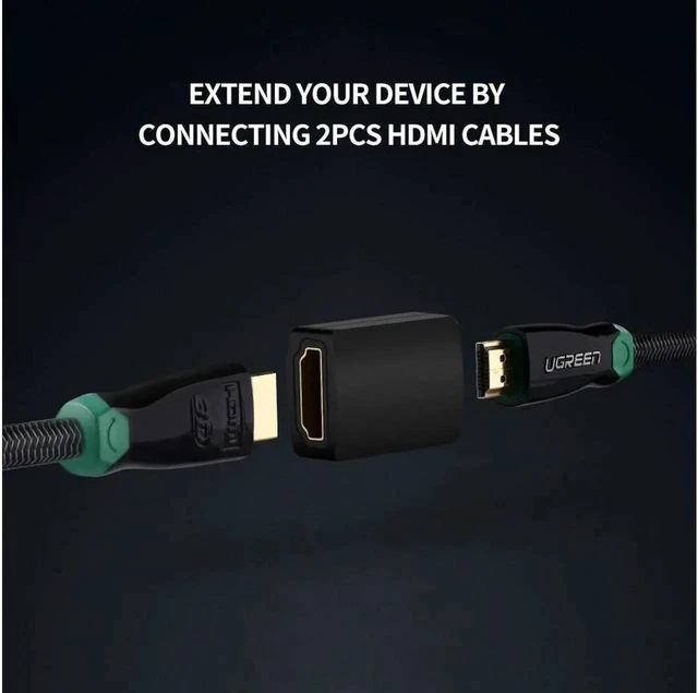 Alt view image 3 of 6 - HDMI Female to HDMI Female Coupler Connector Pack 4pcs Adapter Extender F/F High Speed